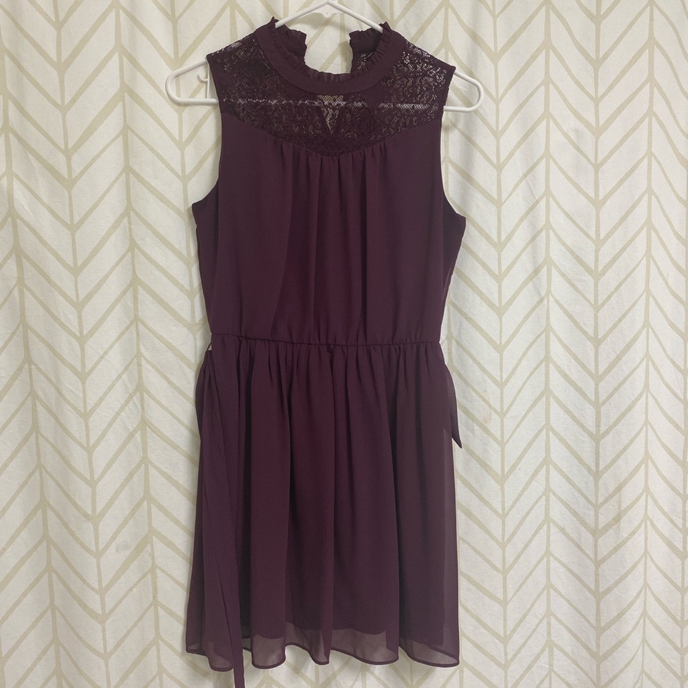 silky lace dress
